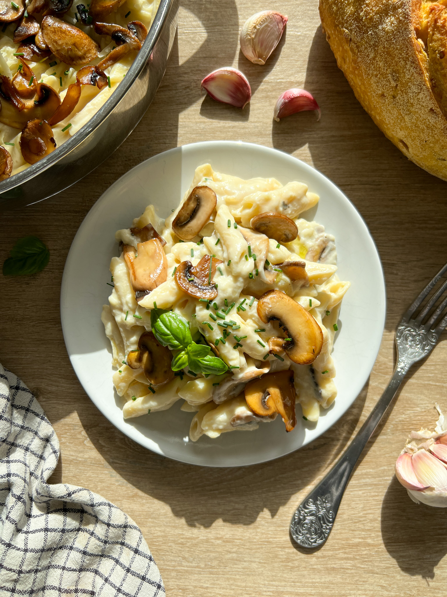 Imagen de Pasta con Pesto de Espinacas